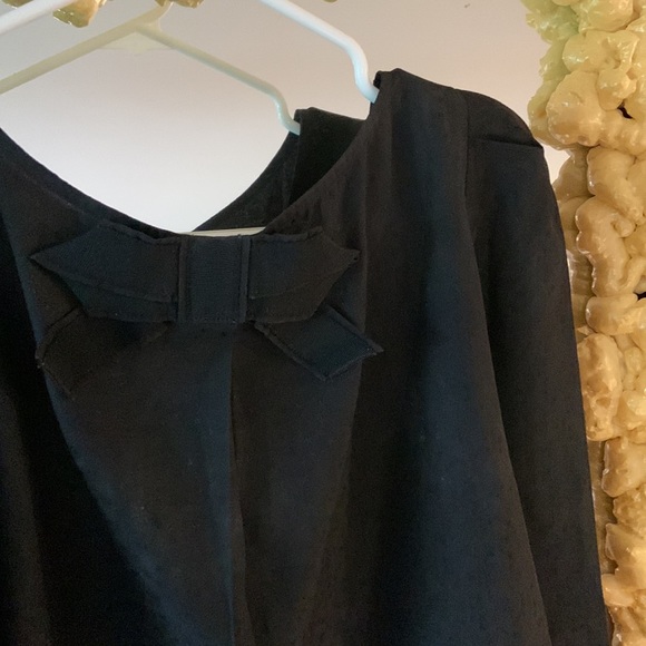 Claudie pierlot blouse, puffy shoulder detail, subtle star print sz 38 - Picture 3 of 3